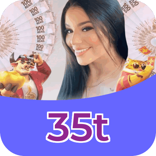 Interface do aplicativo 35t mostrando jogos disponíveis no iOS e Android